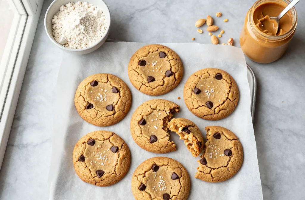 Peanut Butter Almond Flour Cookies in 30 Minutes Flat