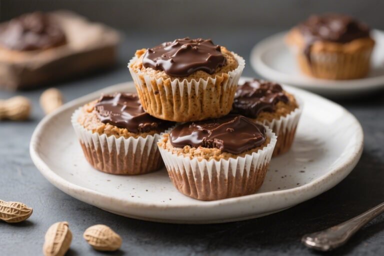 Keto Chocolate Peanut Butter Muffins – Rich, Satisfying, and Low-Carb