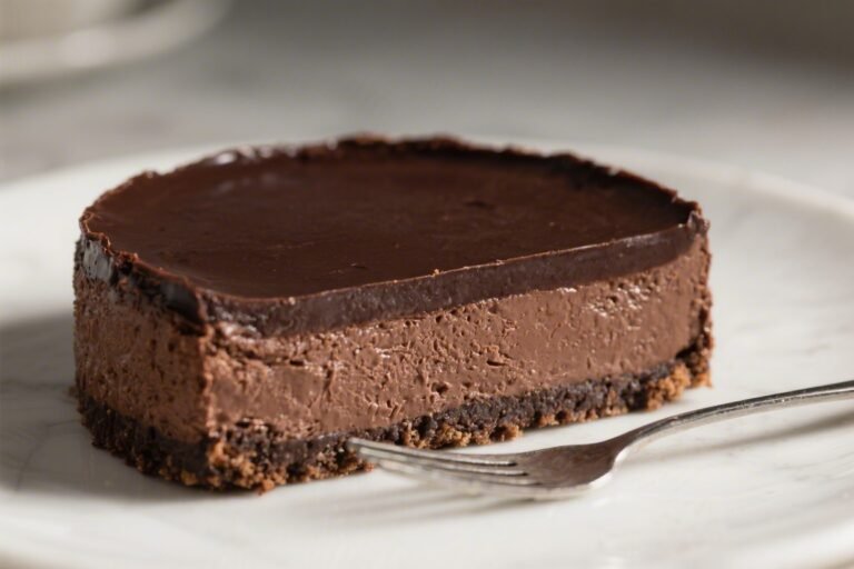 Low-Calorie Dark Chocolate Cheesecake – Rich Flavor With a Lighter Touch