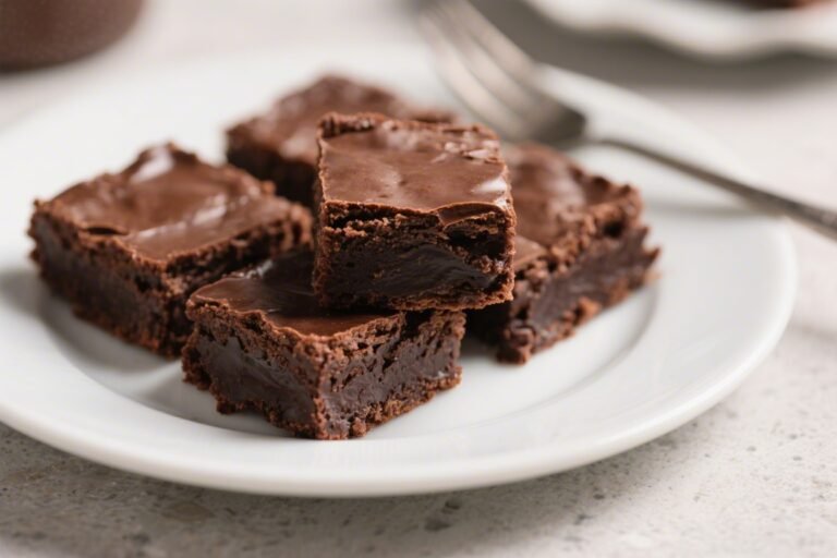Triple Chocolate Protein Brownies – Rich, Fudgy, and Surprisingly Good for You