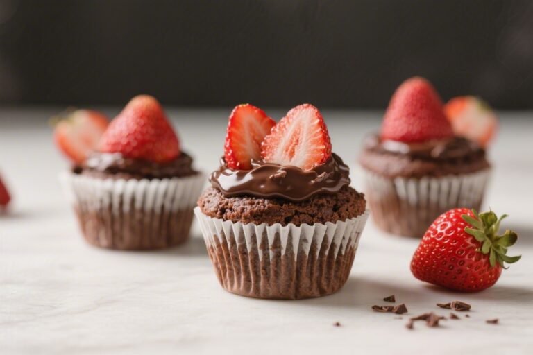 Keto Chocolate Strawberry Muffins – A Simple, Sweet Low-Carb Treat