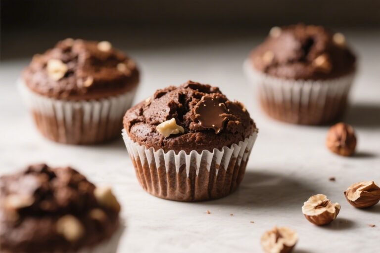 Keto Hazelnut Chocolate Muffins – Rich, Nutty, and Low-Carb