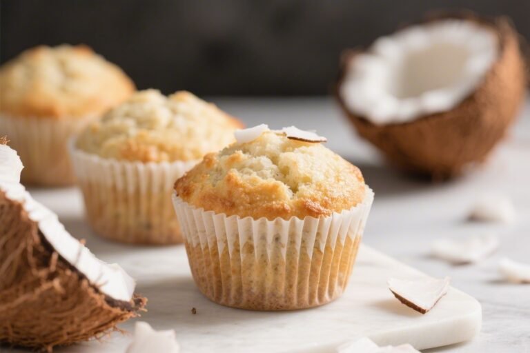 Keto Coconut Muffins – Soft, Moist, and Naturally Low-Carb