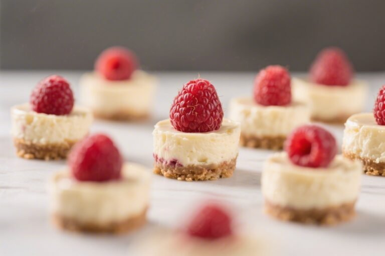 High Protein Raspberry Cheesecake Bites – Creamy, Tangy, and Satisfying
