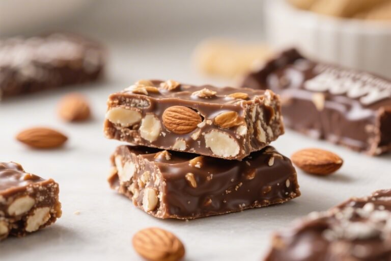 High Protein Almond Joy Bars – A Better-For-You Chocolate Coconut Treat