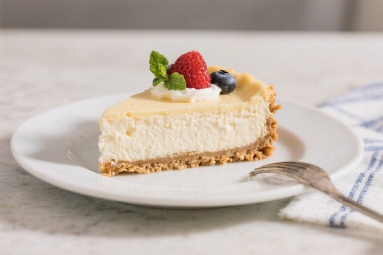Low-Calorie Greek Yogurt Cheesecake – Light, Creamy, and Satisfying