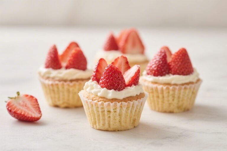 High Protein Strawberry Shortcake Cups – A Light, Fresh Treat With A Boost