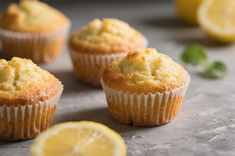 Keto Lemon Muffins – Bright, Zesty, and Low-Carb