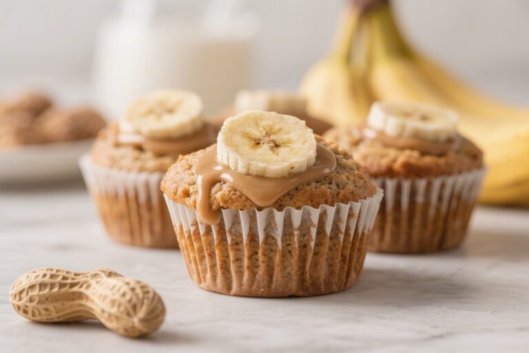 Keto Peanut Butter Banana Muffins – Easy, Fluffy, and Satisfying
