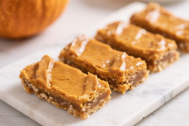 High Protein Pumpkin Pie Bars – Cozy, Nourishing, and Easy to Make