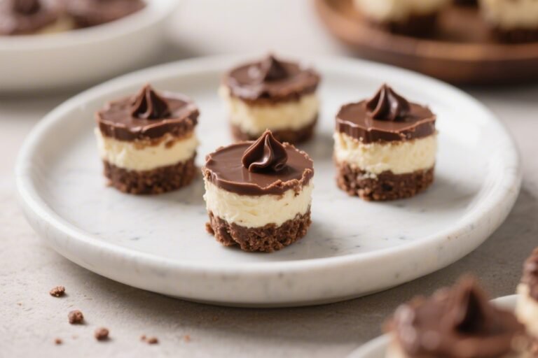 No-Bake Chocolate Protein Cheesecake Bites – Rich, Creamy, and Ready Fast