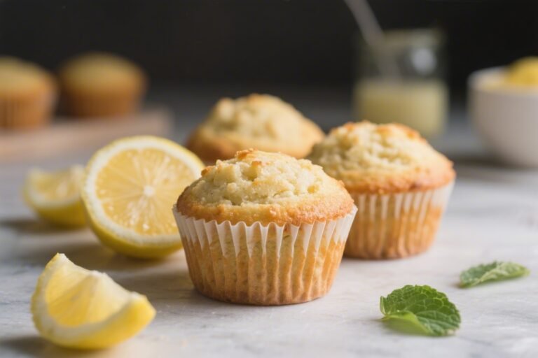 Keto Lemon Coconut Muffins – Bright, Moist, and Low-Carb