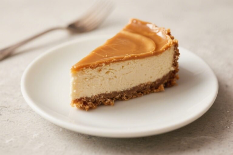 Low-Calorie Caramel Cheesecake – Light, Creamy, and Satisfying