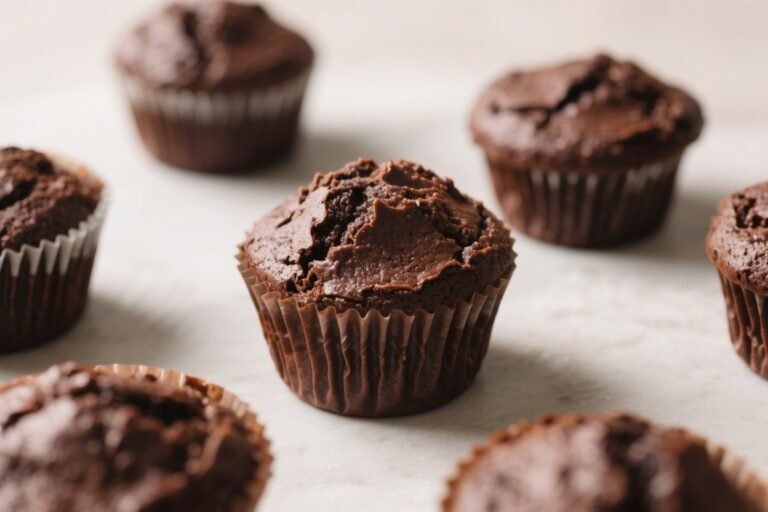Keto Double Chocolate Muffins – Rich, Fudgy, and Low-Carb