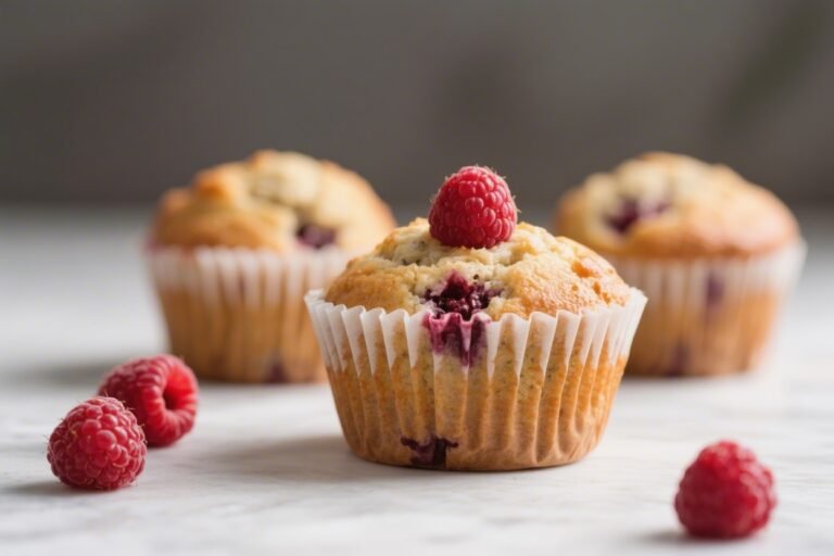 Keto Raspberry Muffins – Light, Fruity, and Low-Carb