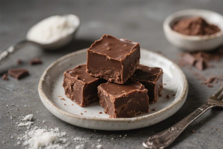 Chocolate Protein Fudge (3 Ingredients) – Quick, Creamy, and Satisfying