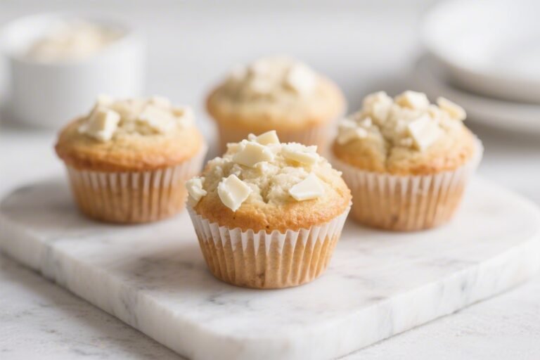 Keto White Chocolate Muffins – Soft, Sweet, and Low-Carb