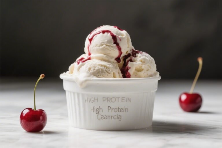 High Protein Cherry Garcia Ice Cream – A Creamy, Better-For-You Treat