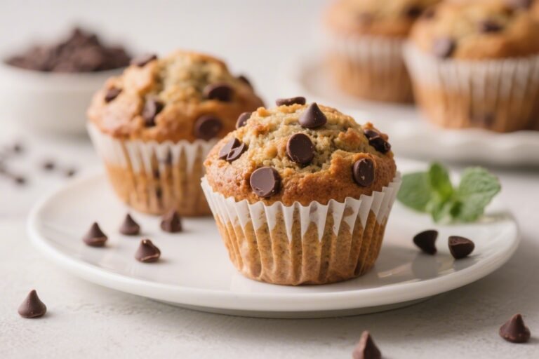 Keto Chocolate Chip Muffins – Soft, Satisfying, and Low-Carb