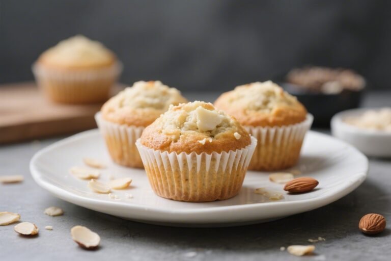 Keto Vanilla Almond Muffins – Light, Nutty, and Low-Carb
