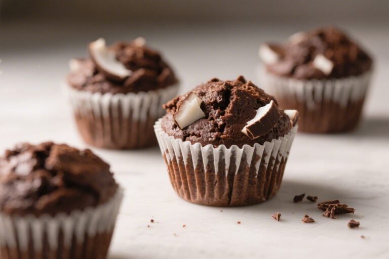Keto Chocolate Coconut Muffins – Rich, Moist, and Low-Carb