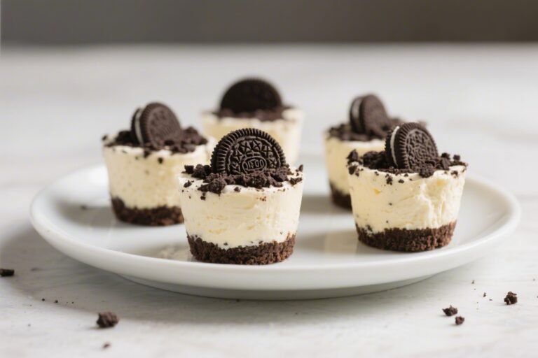 High Protein Oreo Cheesecake Cups – Creamy, Crunchy, and Easy