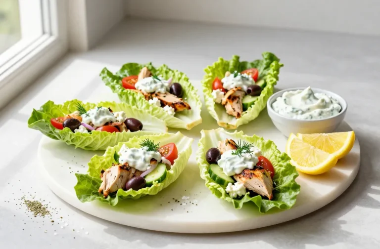 Greek Chicken Lettuce Wraps You’Ll Crave Every Night