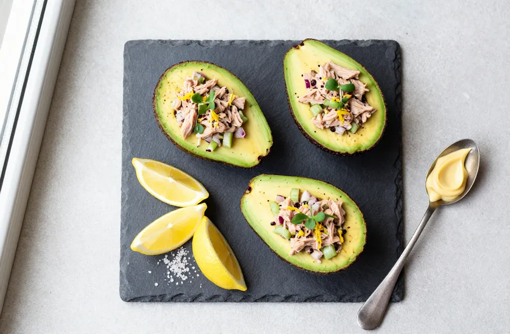 Avocado Tuna Salad Boats That Slap in 10 Minutes