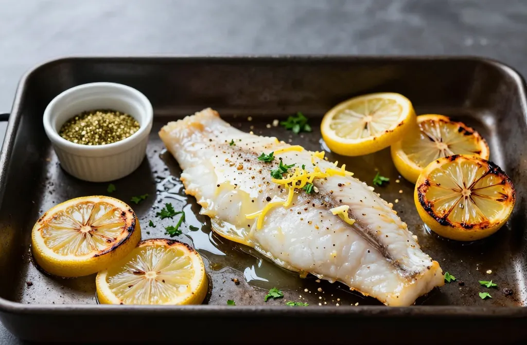 Baked Lemon Pepper Tilapia That Practically Cooks Itself