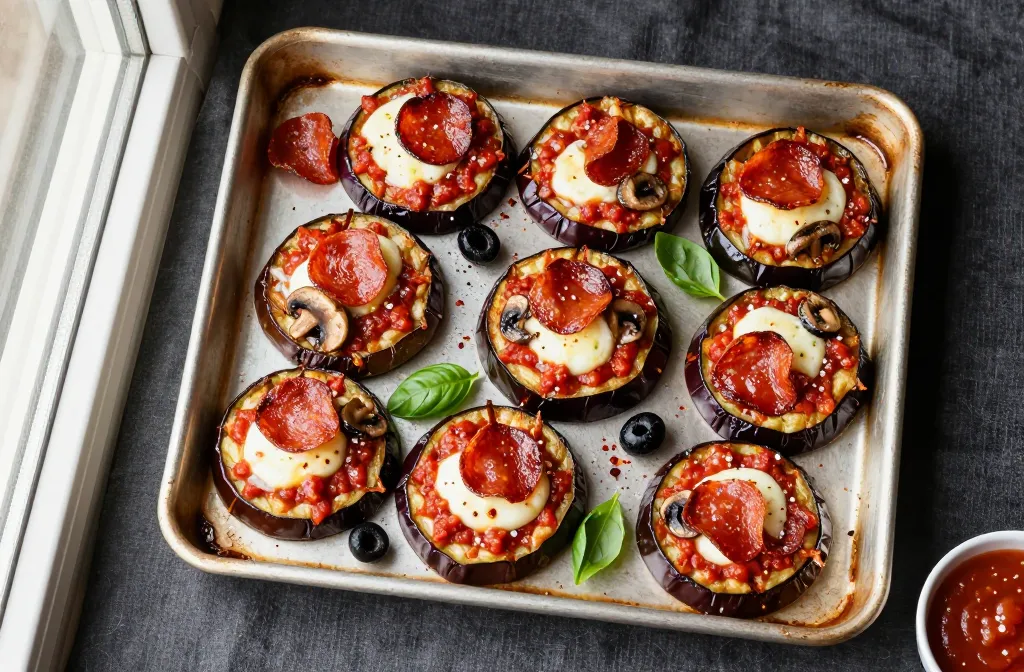 Crispy Eggplant Pizza Bites (Low Carb) You’Ll Crave