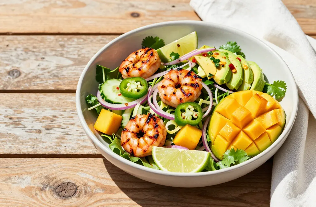 Grilled Shrimp & Mango Salad That Tastes Like Summer