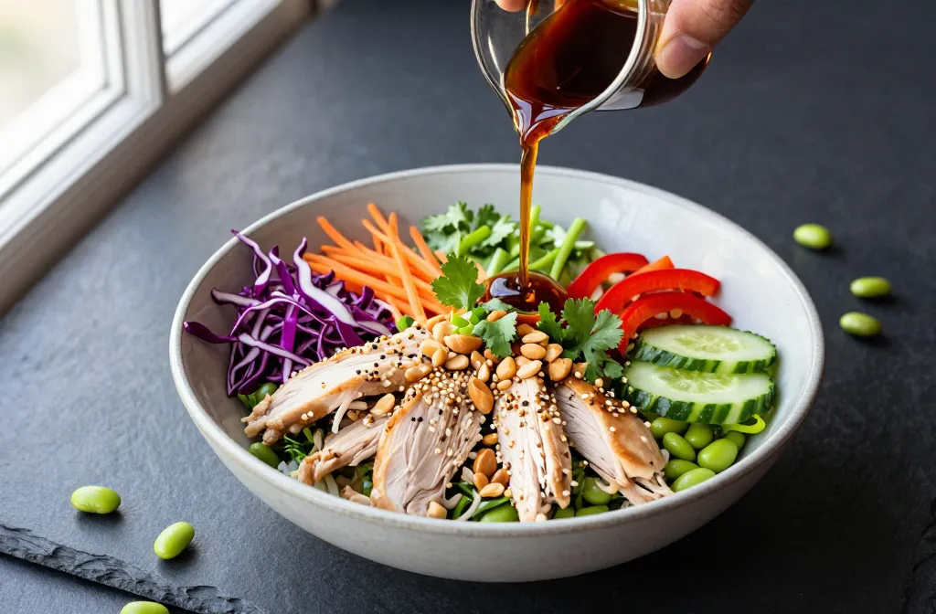 Asian Chicken Salad with Sesame Dressing That Slaps