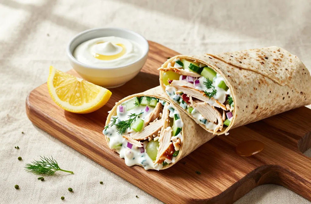Greek Yogurt Chicken Salad Wraps That Actually Slap