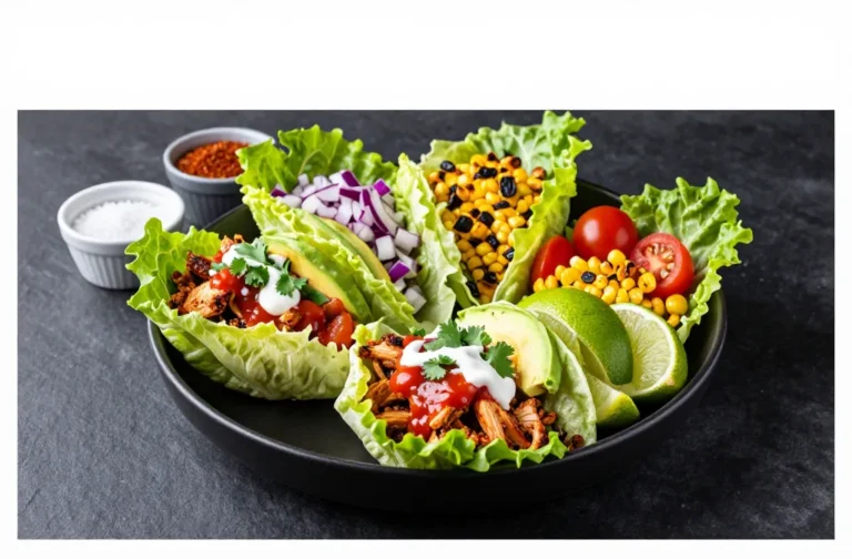 Turkey Taco Lettuce Wrap Bowls That Totally Slap