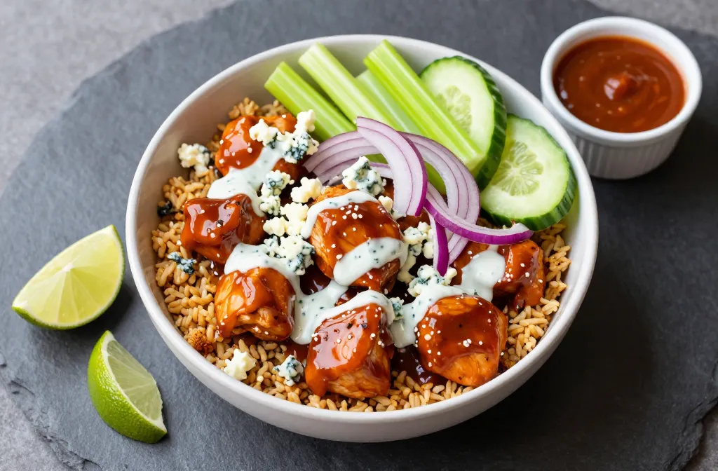 Light Buffalo Chicken Cauliflower Bowls You’Ll Crave