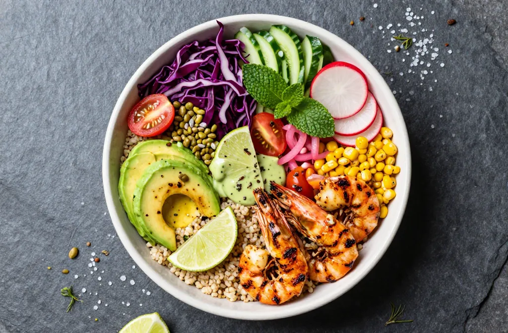 Crave-Worthy Grilled Shrimp & Avocado Power Bowls