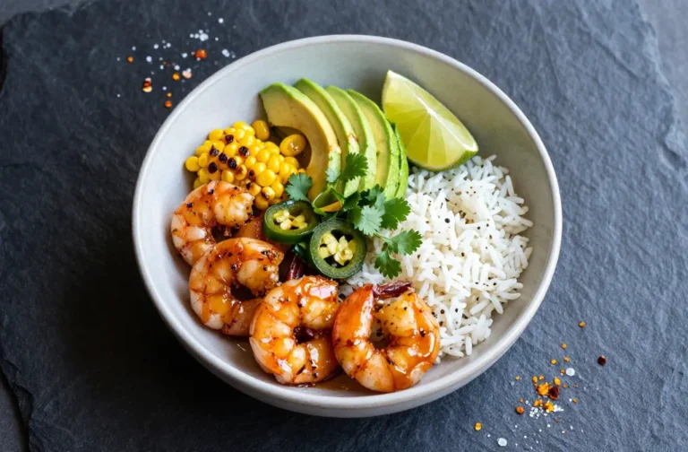 Honey Lime Shrimp & Avocado Bowls That Slap Tonight