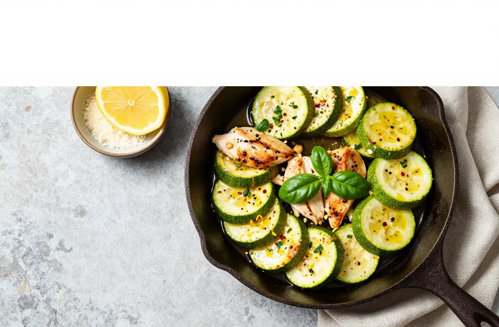 Summer’S Fast Favorite Lemon Basil Chicken & Zucchini Skillet