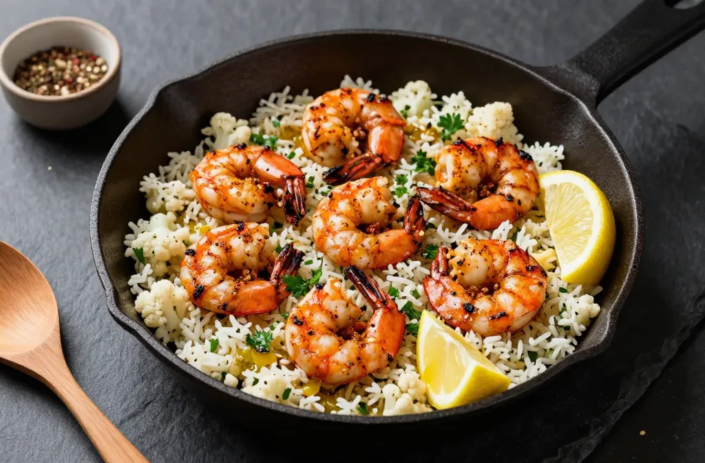 Light Cajun Shrimp & Cauliflower Rice You’Ll Crave