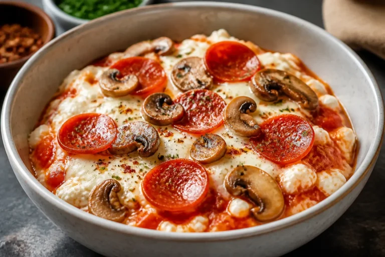 High-Protein Cottage Cheese Pizza Bowl – A Fast, Satisfying Meal