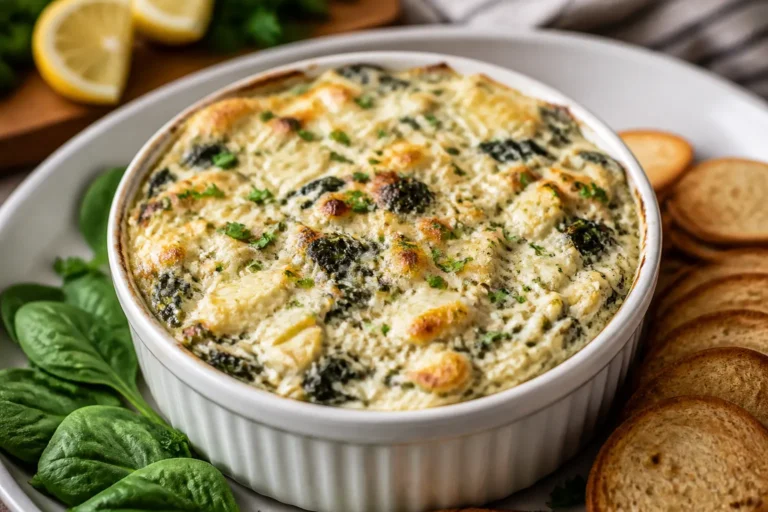 Cottage Cheese Spinach Artichoke Dip – Creamy, Lighter, and Big on Flavor