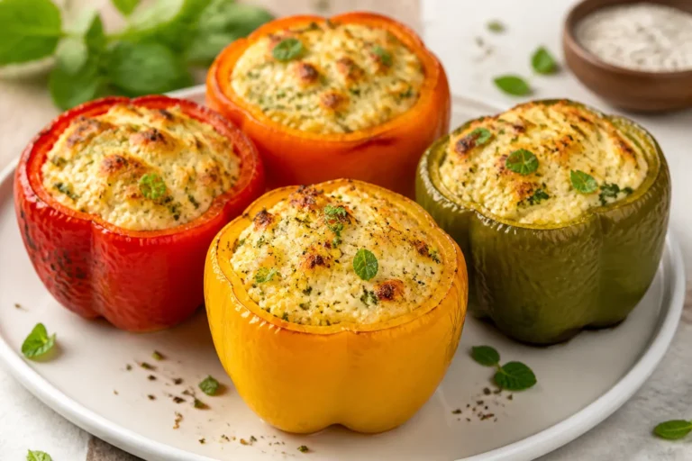Cottage Cheese Stuffed Bell Peppers – A Light, Satisfying Weeknight Favorite
