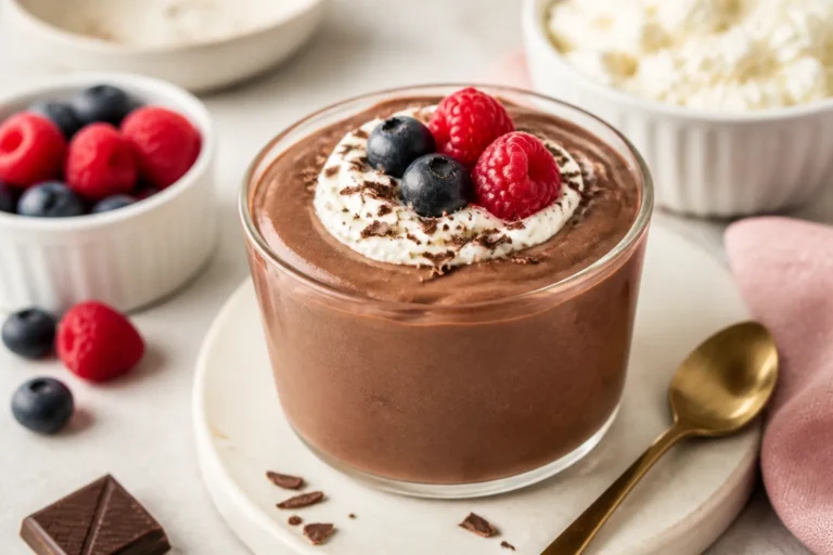 Cottage Cheese Protein Pudding – A Creamy, High-Protein Dessert