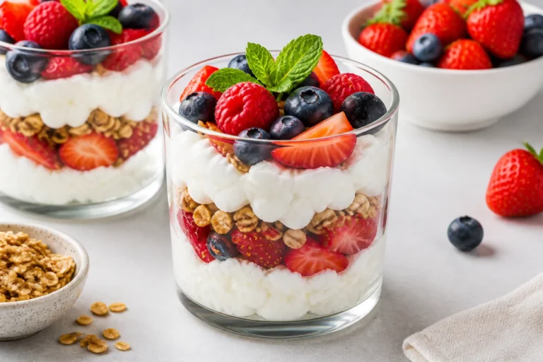 Cottage Cheese Berry Parfait – A Fresh, Protein-Packed Treat