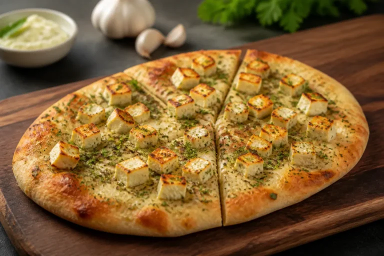 Cottage Cheese Garlic Herb Flatbread – Soft, Flavorful, and Easy to Make
