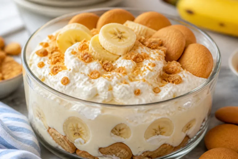 Cottage Cheese Banana Pudding – Creamy, Light, and Comforting