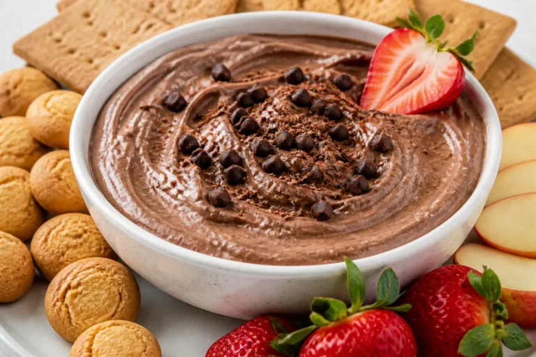 Cottage Cheese Chocolate Cheesecake Dip – Creamy, Light, and Easy