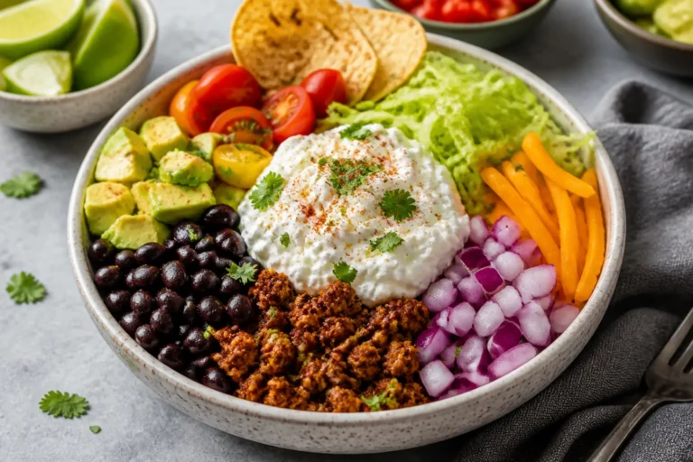 Cottage Cheese Taco Protein Bowls – A Fresh, High-Protein Weeknight Favorite