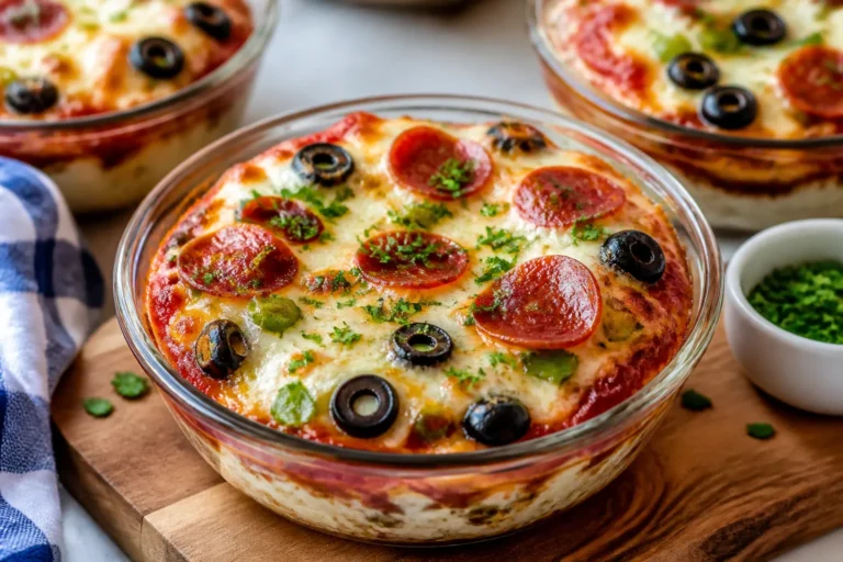 Cottage Cheese Pizza Bowls (Low Carb Meal Prep) – Easy, Satisfying, and High Protein