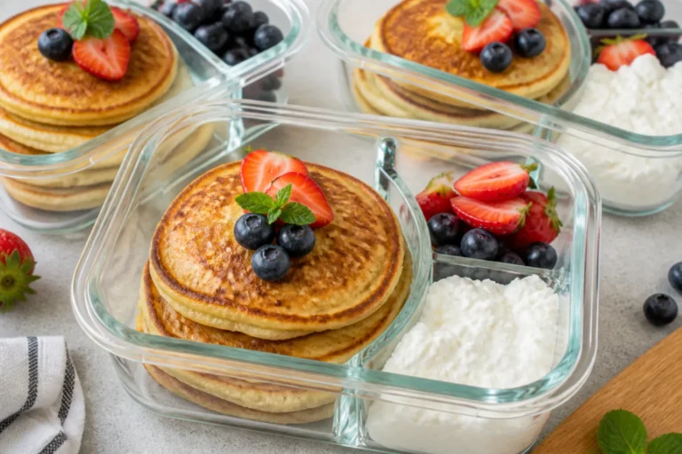 Cottage Cheese Protein Pancake Meal Prep – Easy, High-Protein Breakfast for Busy Weeks